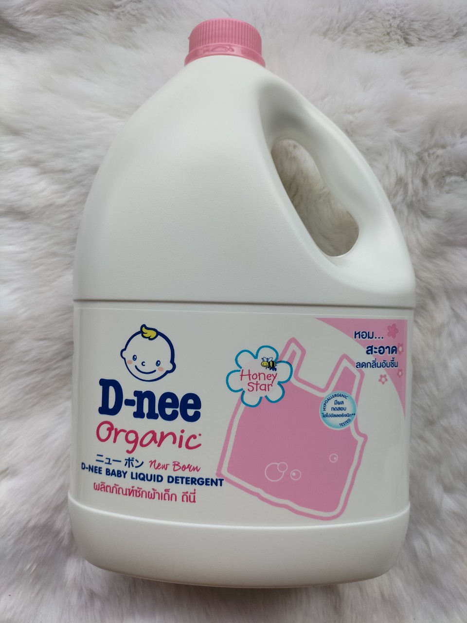 [HCM]Nước giặt Dnee Thái Lan 2800ml màu Hồng