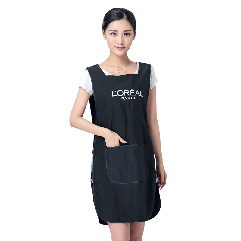 tạp dề ( áo thợ) LOREAL 2 mặt chuyên dụng cho salon tóc