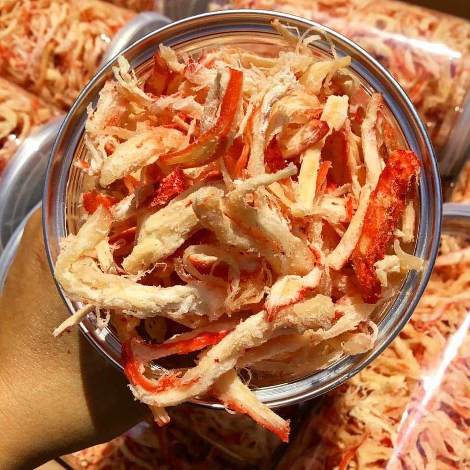 Mực xé hấp nước dừa 300gr