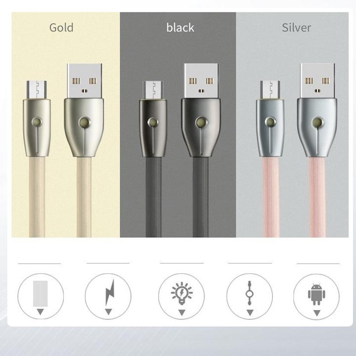 Cáp sạc thông minh Remax RC-043M cổng MicroUSB