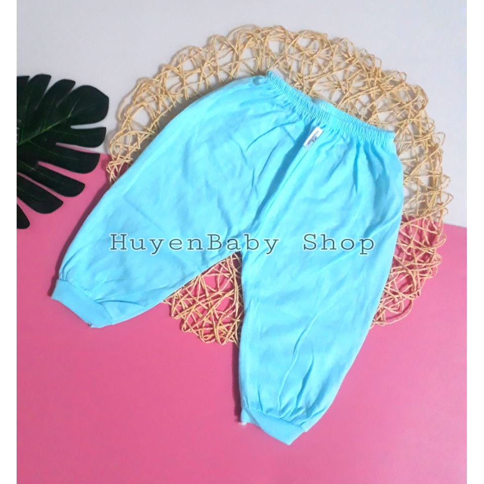 [HCM]Quần dài màu sơ sinh ống bo bossini ( 5 quần 12 size )
