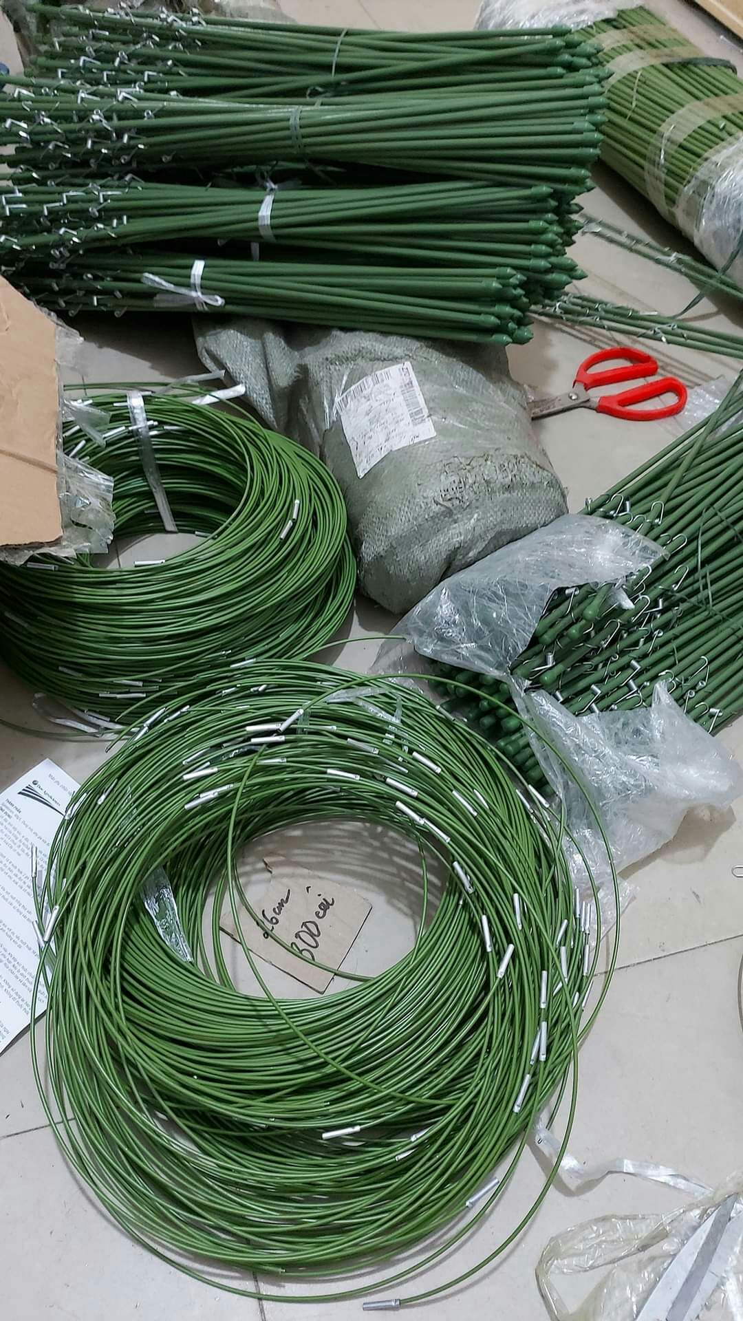 3 Khung Đỡ Hoa Hồng Hoa Lan Cây leo 120cm phi 7