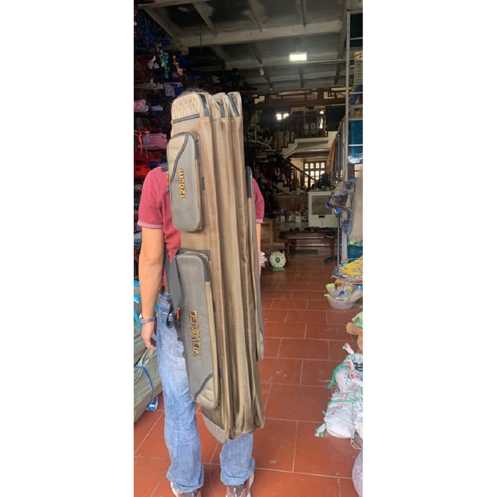 Bao đựng cần câu 3 ngăn hàng đẹp ..  (cam kết đổi trả trong 2 tuần đầu)