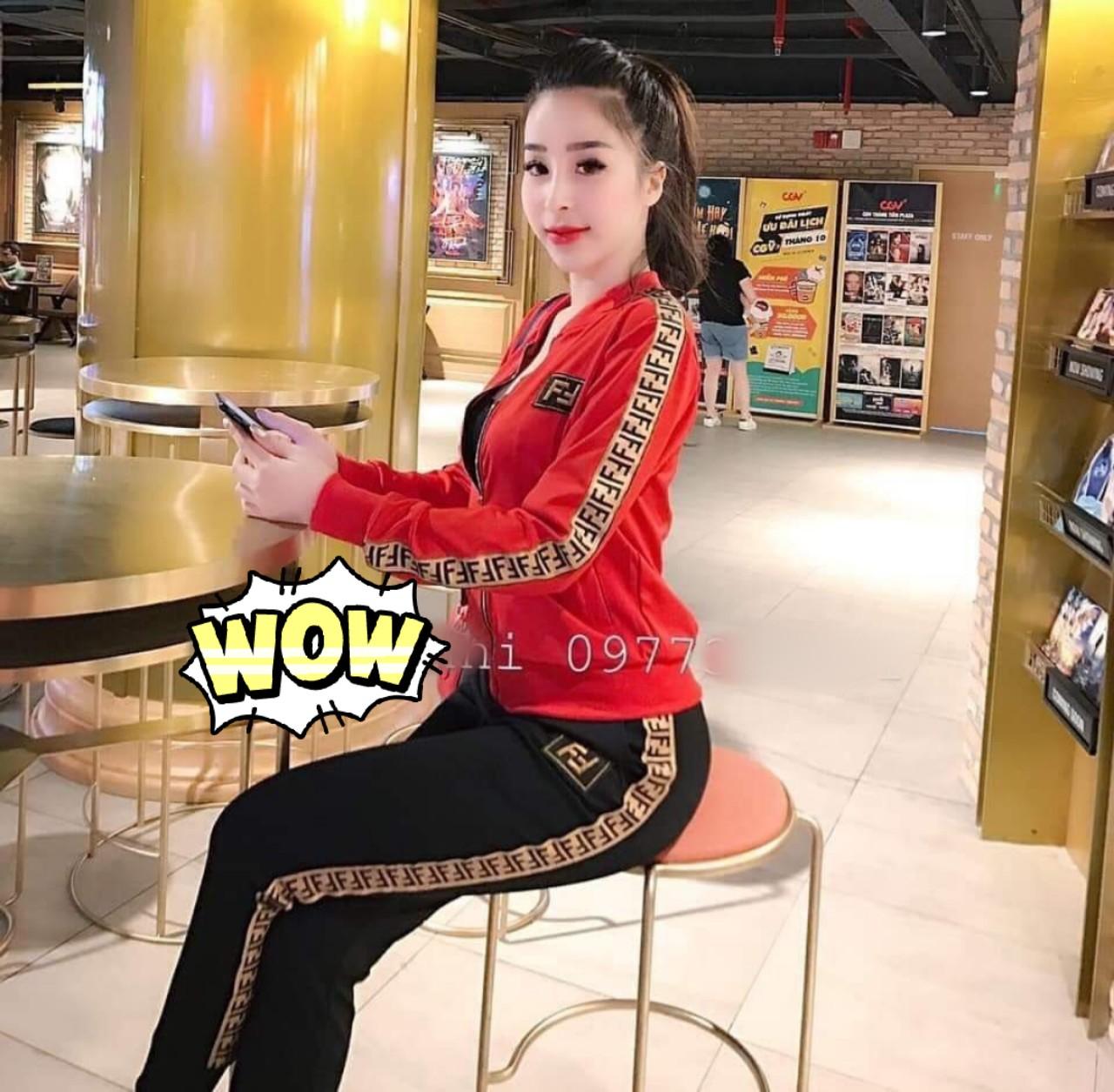 Bộ quần áo thể thao thu đông nữ