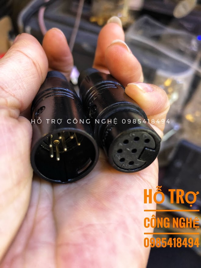 Jack canon ,xlr 7 chấu (chân) neutrik- giá 1 chiếc