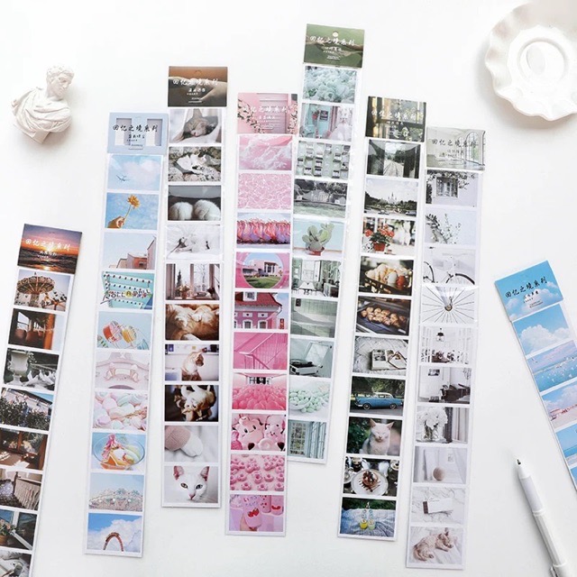 Dây Stickers Kiểu Lomocard
