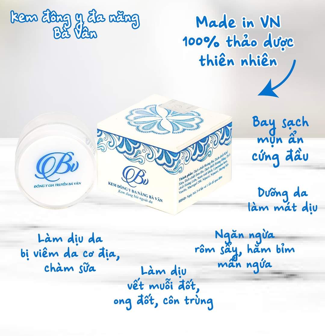 Sỉ 5 Hộp Kem Đa Năng Đông Y Bà Vân