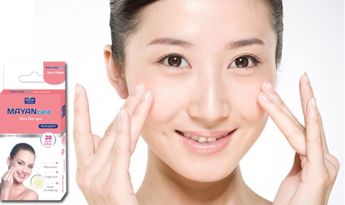 Miếng dán mụn cấp tốc Hàn Quốc, Mayan Care Ultra thin spot