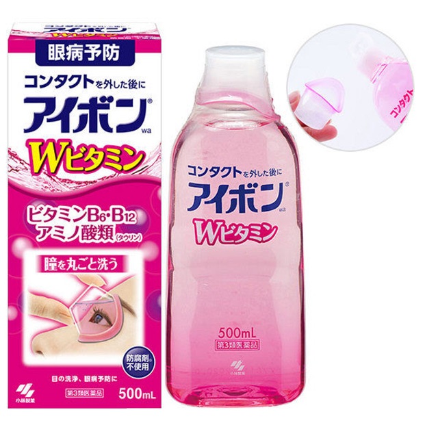 Nước Rửa Mắt Eyebon W Vitamin Nhật Bản 500ml