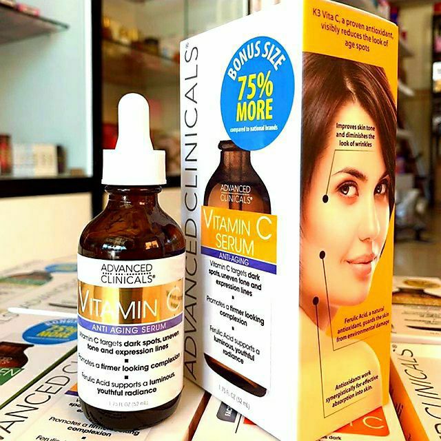 [HCM]Serum Vitamin C Advanced Clinicals  Mỹ Có Bill