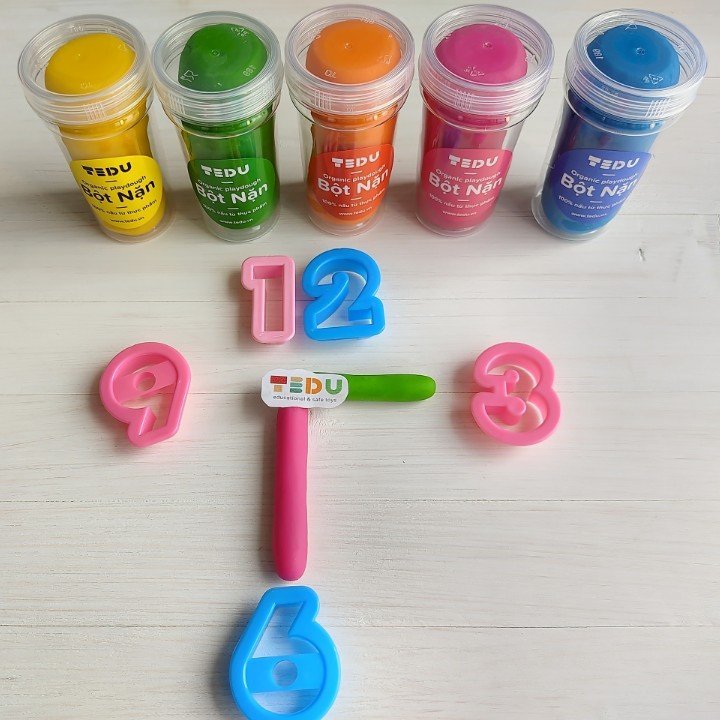 playdough - 10 Number Molds