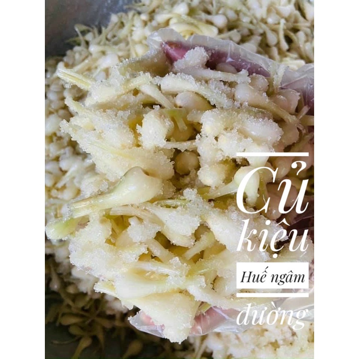 Cụ Kiệu huế ngâm chua ngọt Hủ 500gr