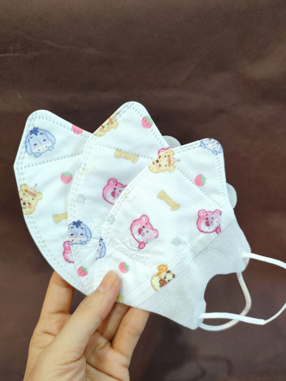 Combo 50 Khẩu trang 5D Lụa Gấu Dâu hot hit
