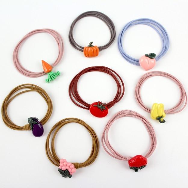 SET 05 DÂY CỘT TÓC HOA QUẢ