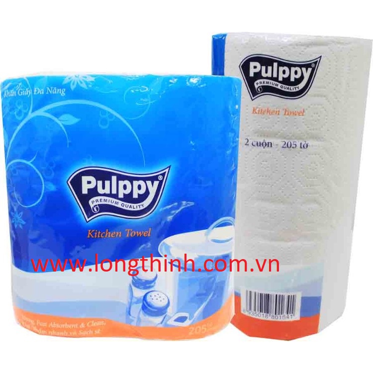 Khăn giấy đa năng Pulppy 2 lớp