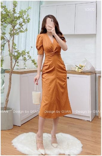 ĐẦM CHỮ V XOẮN NGỰC MỚI