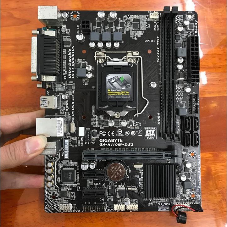 Main giga H110 hàng đẹp socket 1151 gen 6th 7th