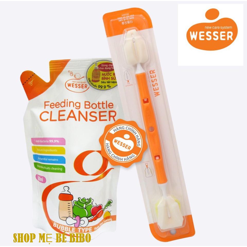 Nước rửa bình sữa Wesser gói 500ml