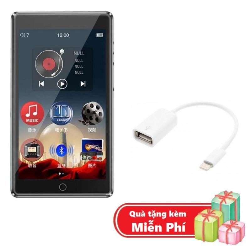 ( Quà tặng Cáp OTG cho iphone ) Máy nghe nhạc MP3 RUIZU H1 Màn hình cảm ứng Kết nối Bluetooth Dung lượng 8GB Thu âm Nghe ebook - Máy nghe nhạc MP3/MP4 kết nối Bluetooth Ruizu H1 bộ nhớ trong 8GB