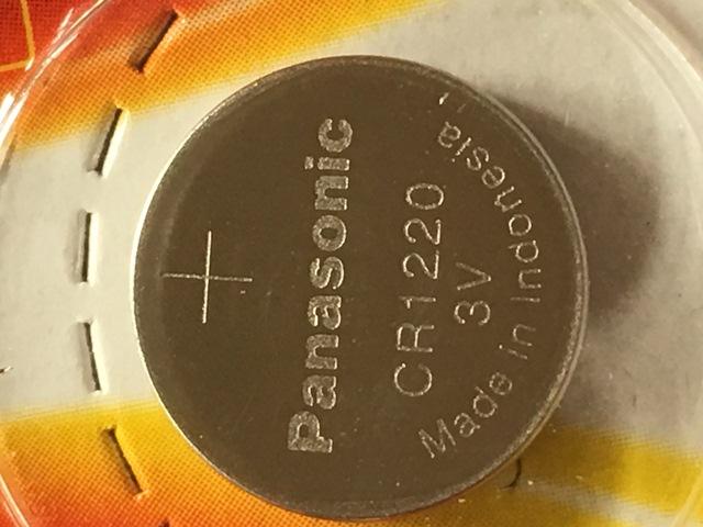 Pin CR1220 Panasonic 3V Lithium Vỉ 5 Viên