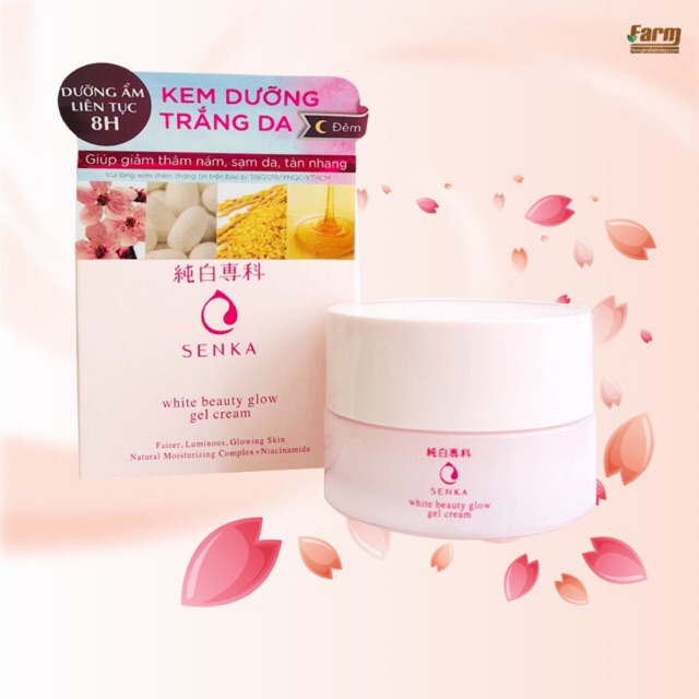 [HCM]Kem Dưỡng Sáng Da Senka White Beauty Cream 50g