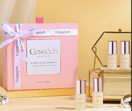 Tinh chất Bạch Kim - Cessées White Gold Ampoule - Làm sáng da, chống lão hoá