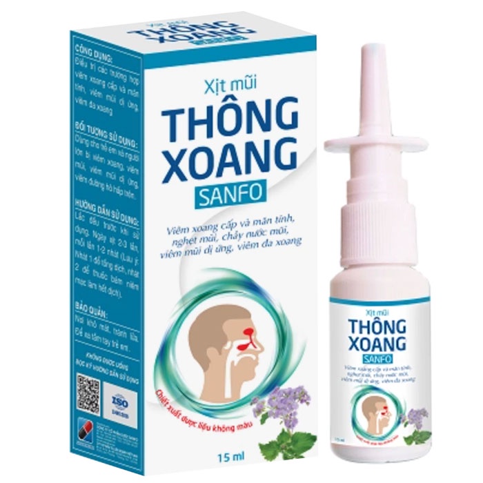 Xịt mũi thông xoang Sanfo