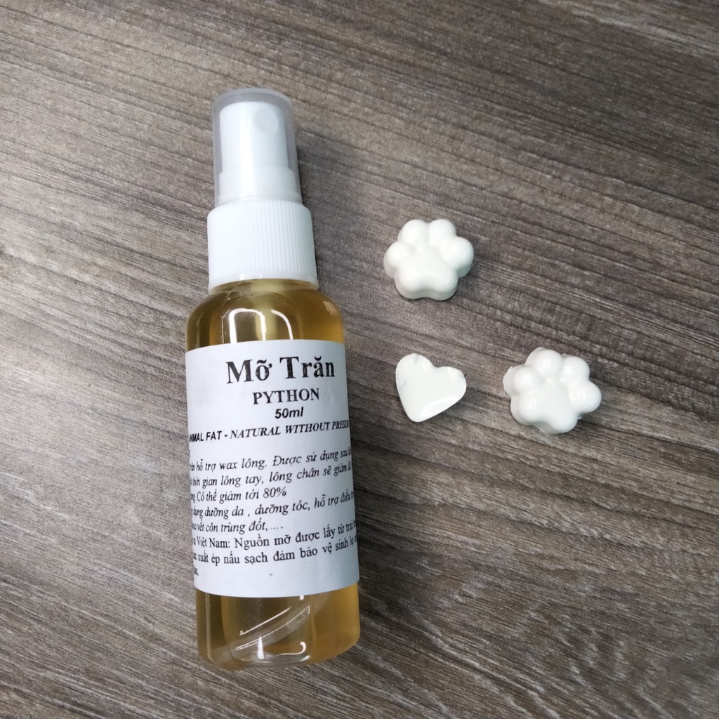 [Hot] 100G Sáp wax lông cao cấp + Mỡ trăn dưỡng da