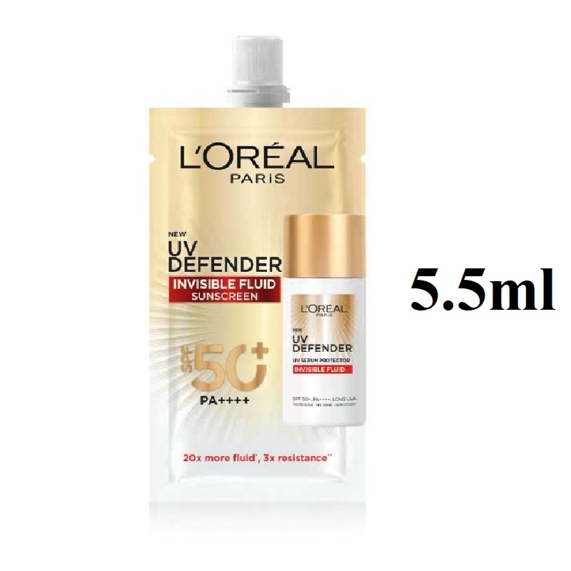[HCM] 2 Gói Kem chống nắng Loreal 5.5ml (Mẫu mới)