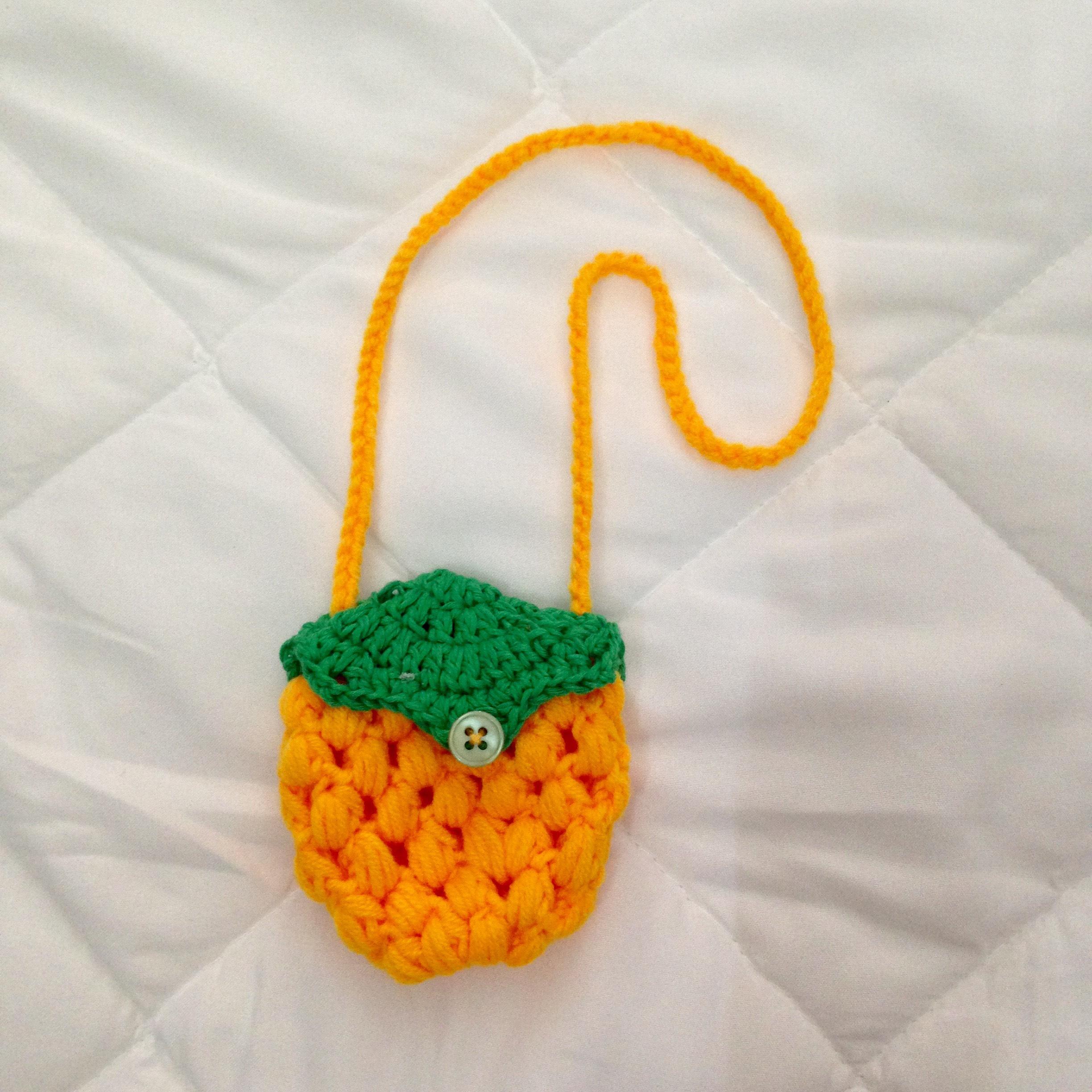 Túi len đựng tỏi mini cho bé handmade ( Màu ngẫu nhiên )