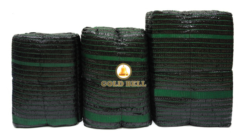 Lưới che nắng Goldbell (Chuông Vàng) tấm - khổ 4m x 5m - màu đen