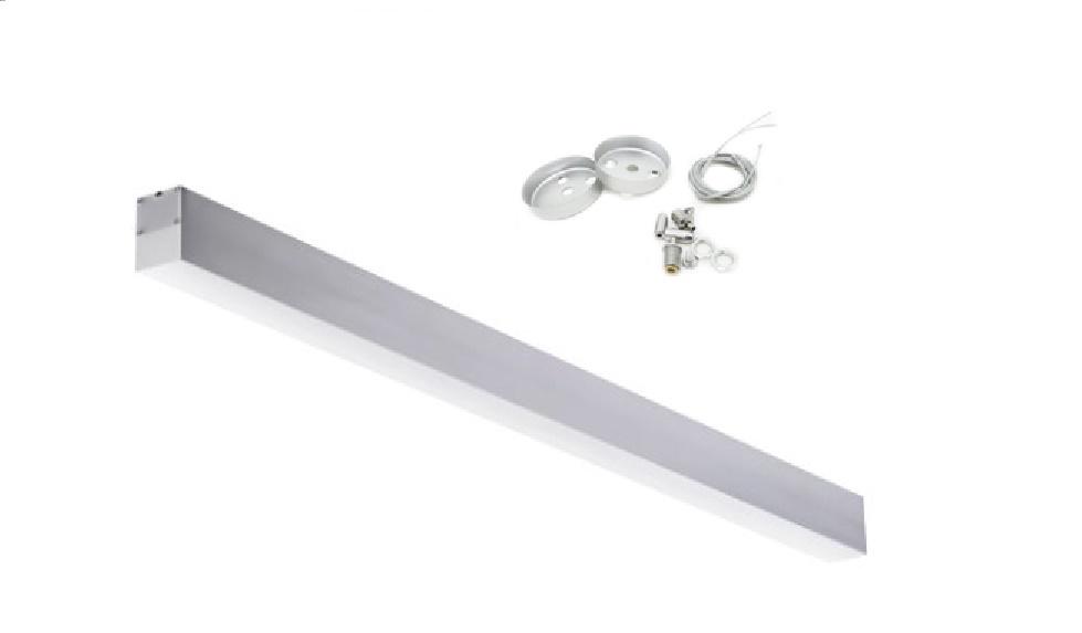 Đèn Led Thả Trần Cho Văn Phòng Liner Panel 35x1200 Silver 24W