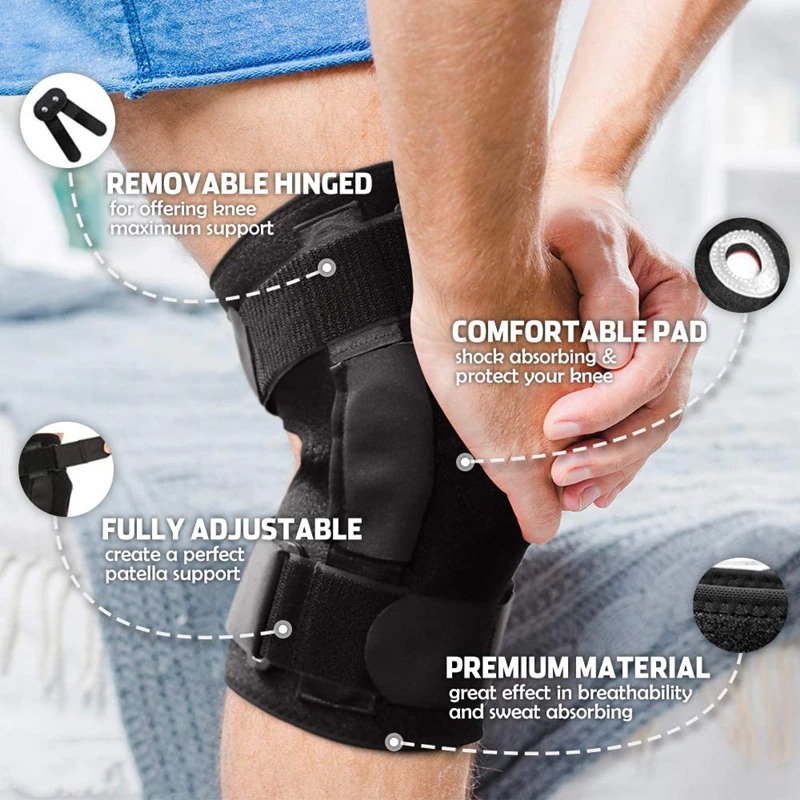Băng Bảo Vệ Khớp Gối H5 Thể Thao Knee Pad Aolikes Sau Mổ Dây Chằng