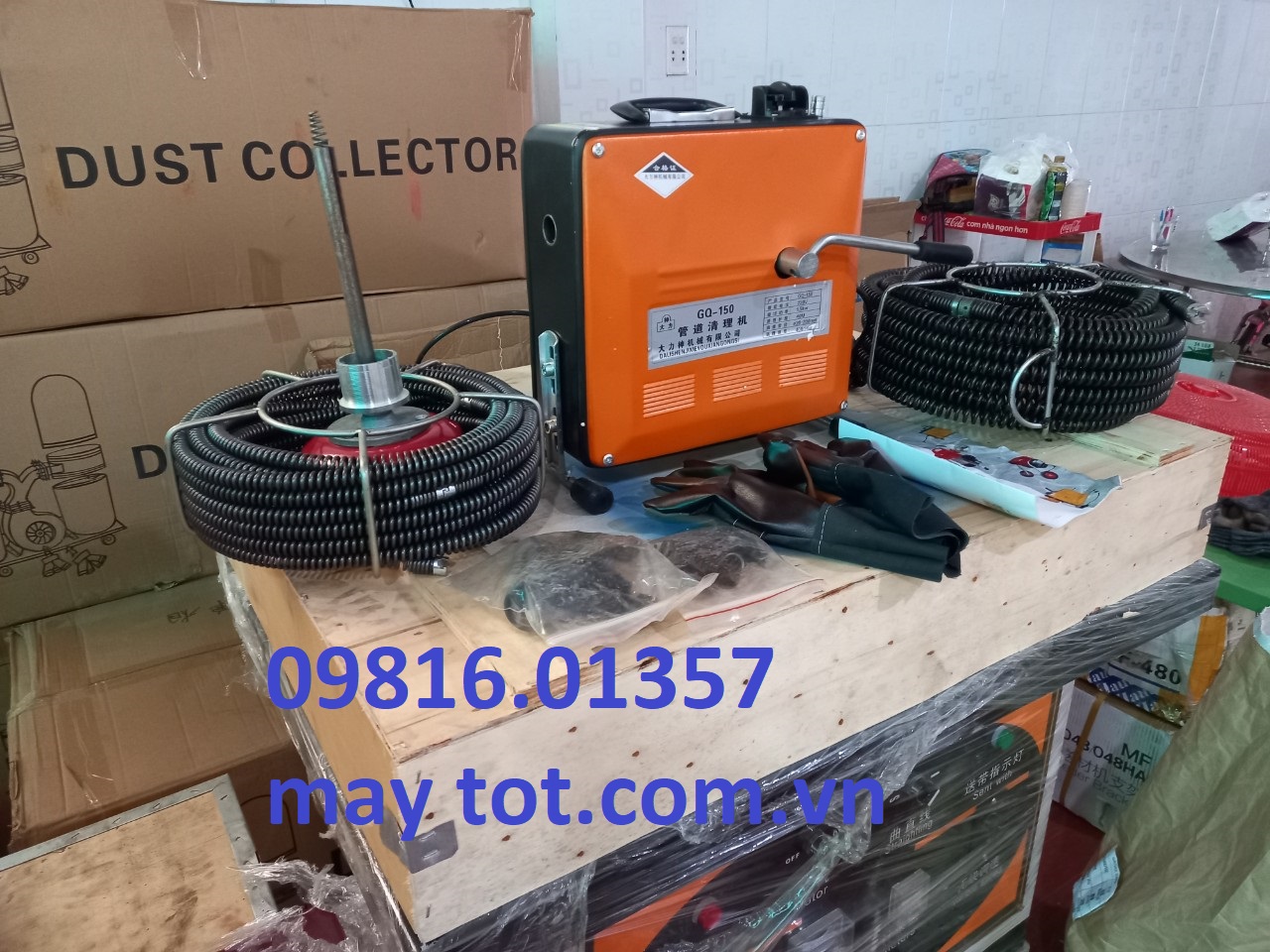 [HCM]Máy thông cống GQ150-1800W . Công suất lớn