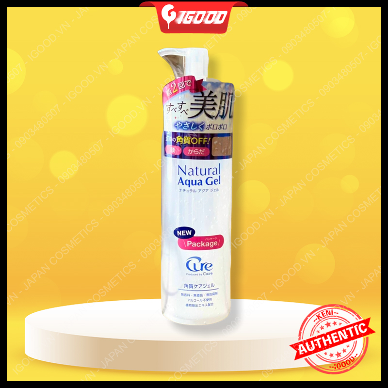 Tẩy da chết Cure Natural Aqua nội địa Nhật Bản 250ml
