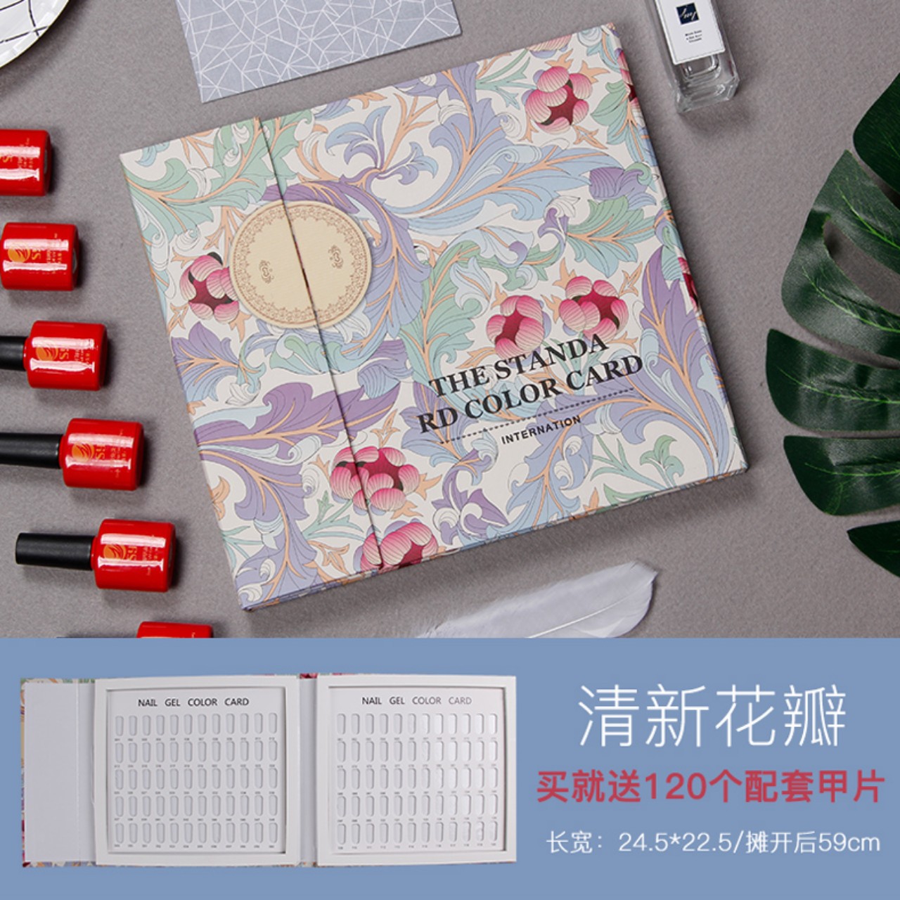 Bảng sổ móng mẫu sơn 120 móng