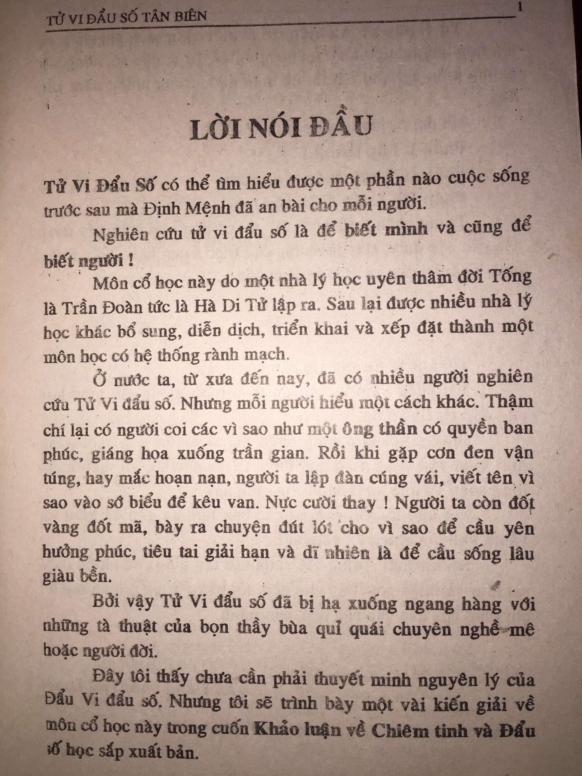Sách Tử Vi Đẩu Số Tân Biên 427 Trang