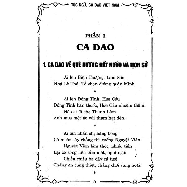 Tục Ngữ Ca Dao Việt Nam
