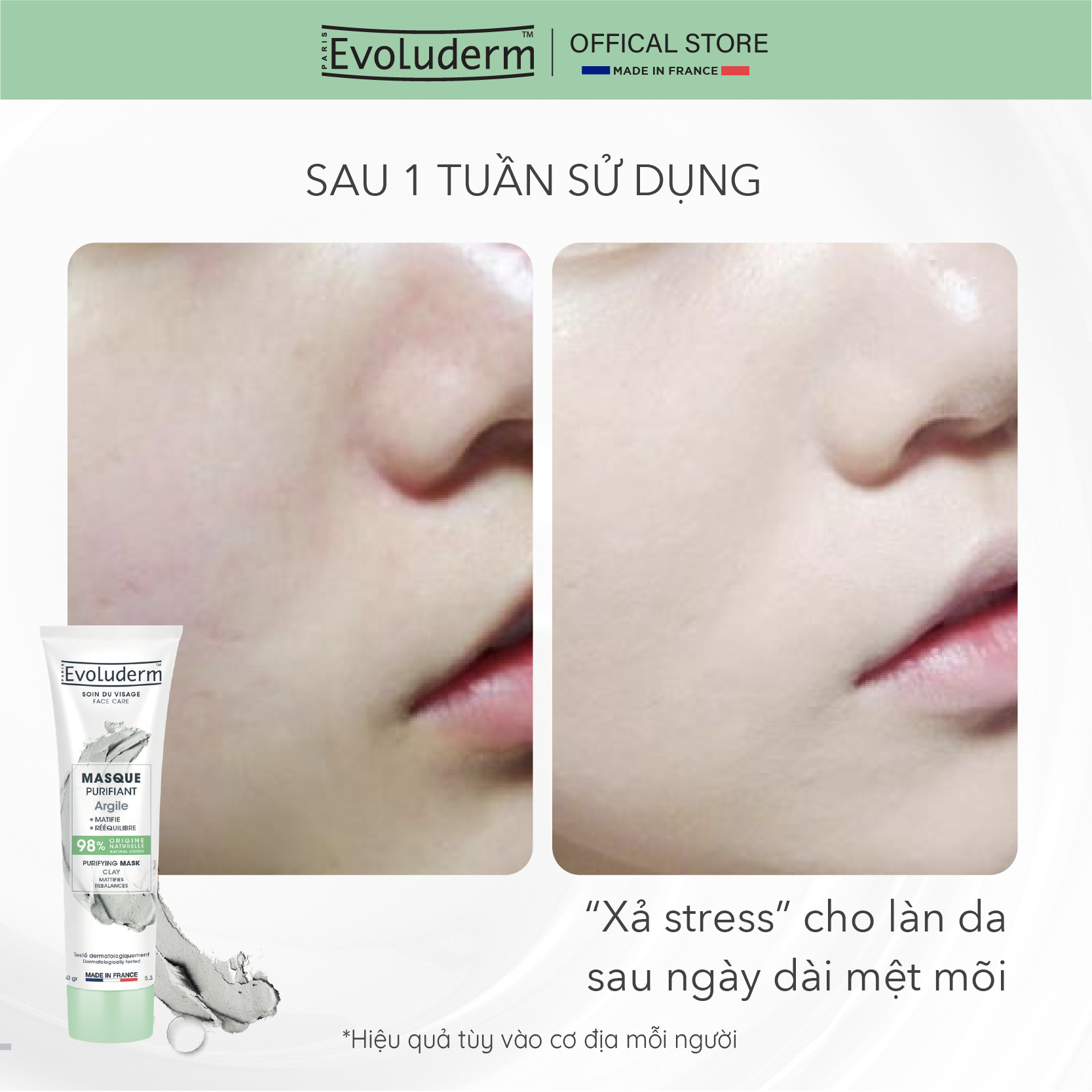 Evoluderm Facial Mask for Facial Skin Care Evoluderm 150ml