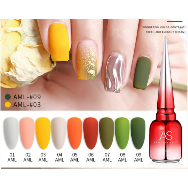 [HCM]Sơn gel As mã AML 15ML - chai đỏ