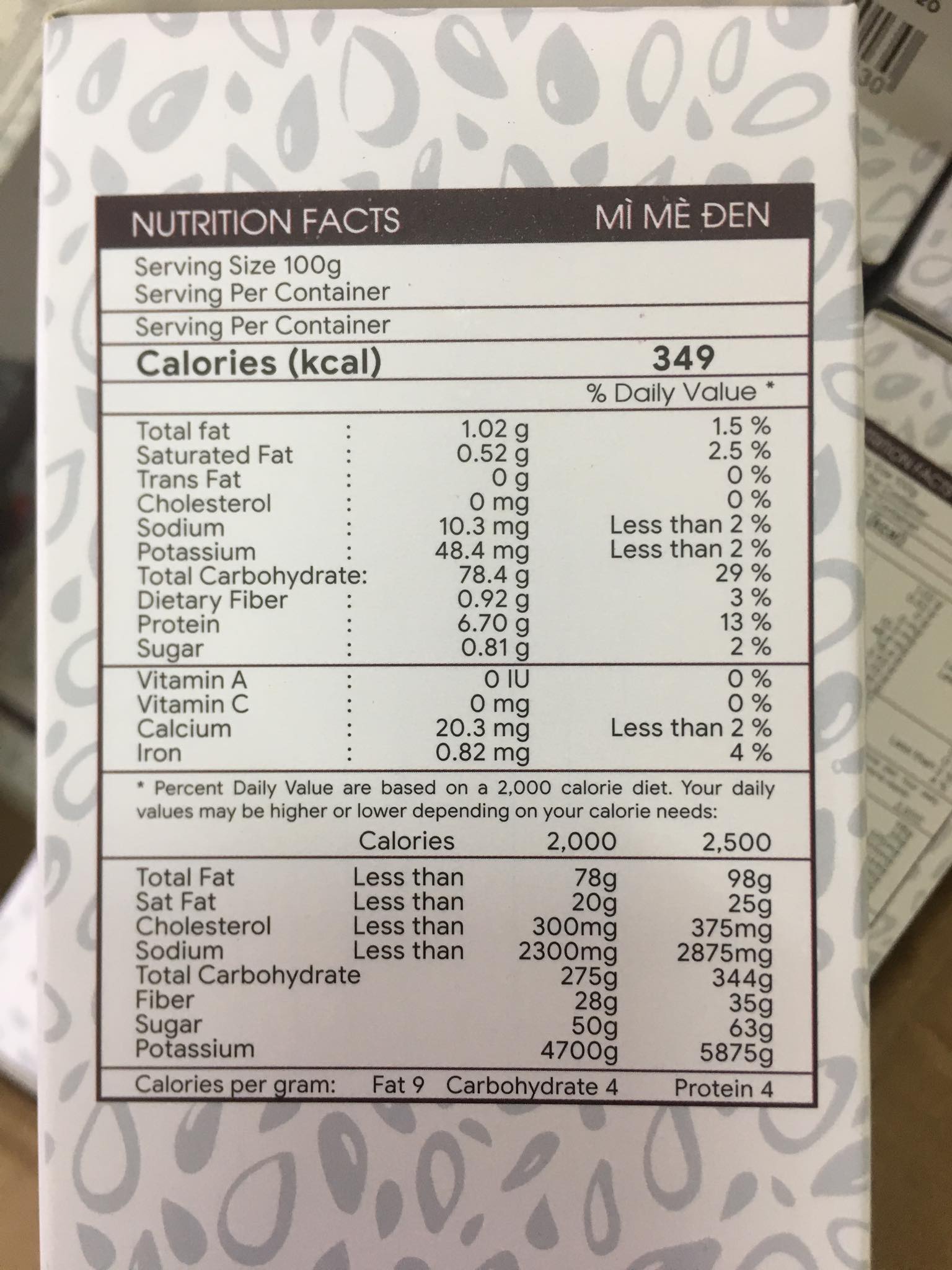 [Nguyên Minh] Bún gạo lứt mè đen (mì gạo lức đen) ăn kiêng eat clean