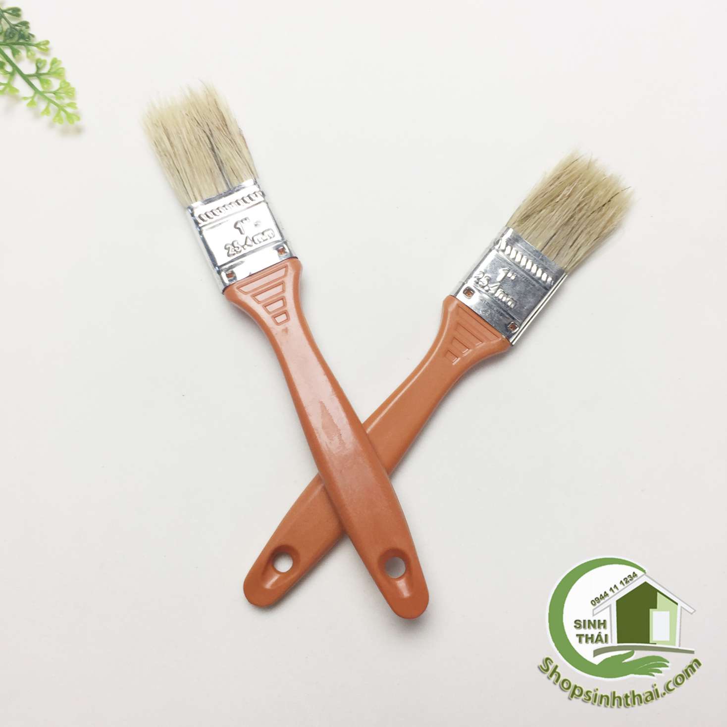 [HCM]Cây cọ quét sơn - chổi quét sơn lông vàng 1 phân