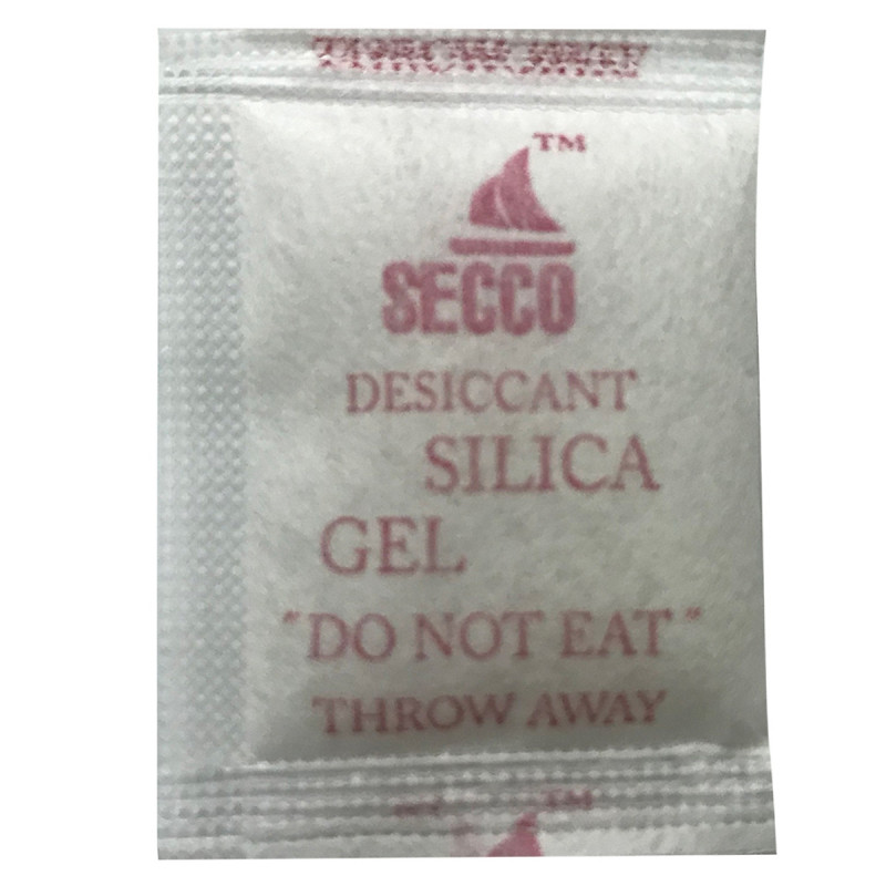 Gói hút ẩm Silicagel loại 1gram dùng đa năng (1kg có 1000 gói nhỏ kích thước 3x3,5cm) vỏ trắng đỏ