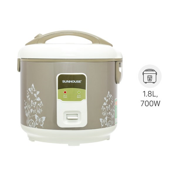 Shd 1.8 original Sunhouse 8616 liter electric rice cooker 100% new display box lid capacity: 99% litres dining Machine 4 - 6 warranty 12 months