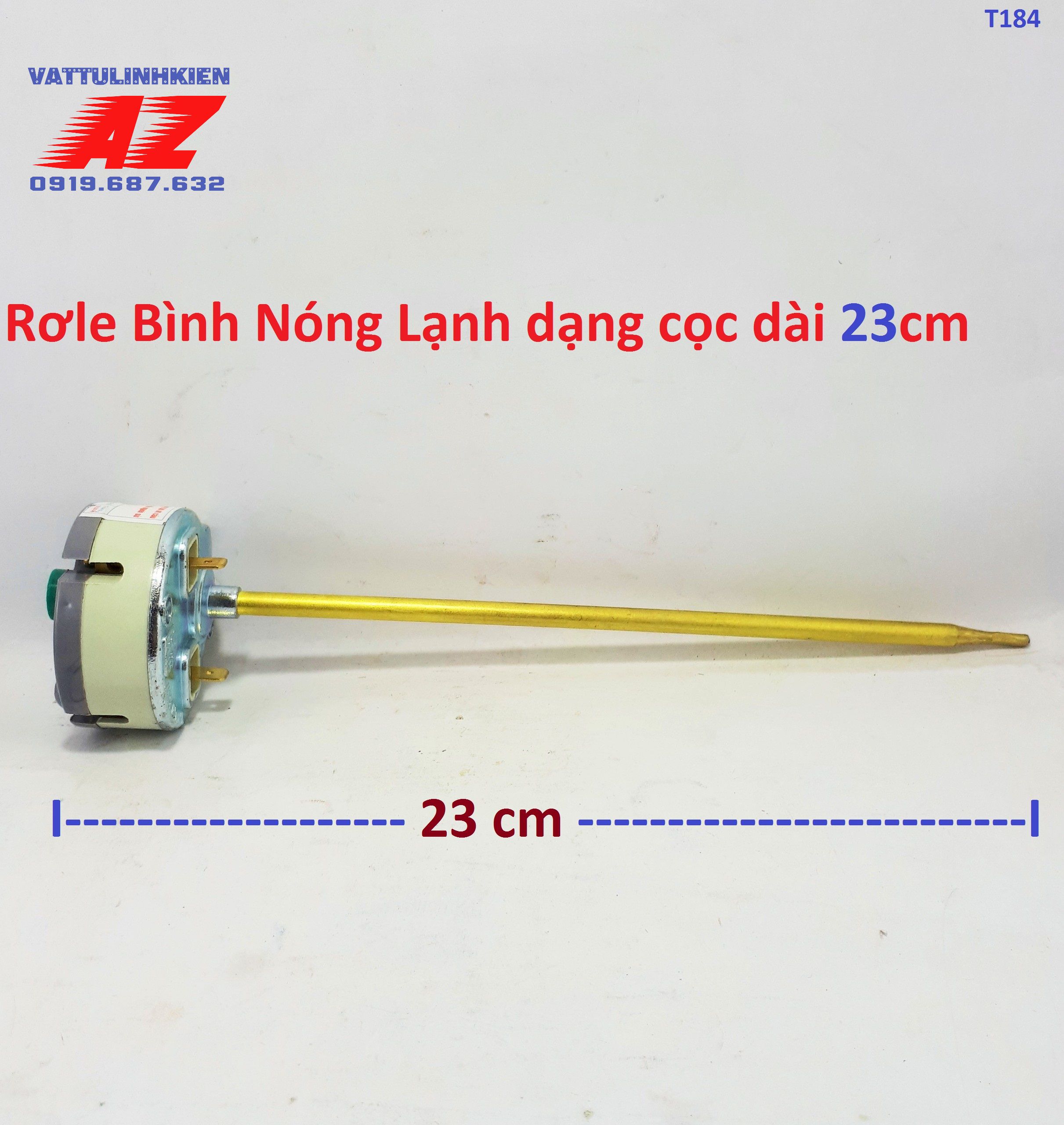 Rơle điều chỉnh nhiệt dạng cọc 18cm - 23cm - 30cm cho Bình Nóng Lạnh ARISTON