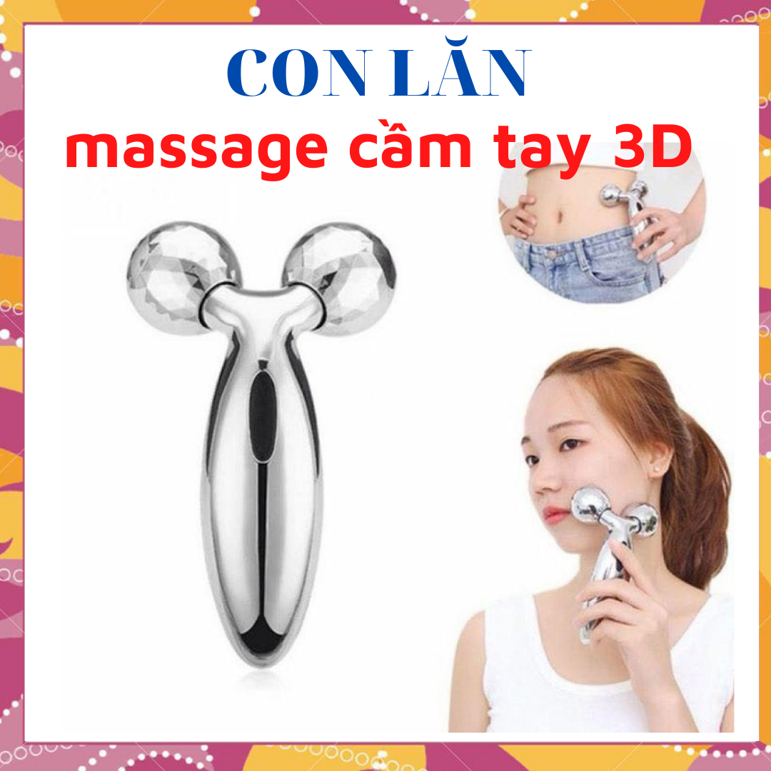 CON LĂN MASSAGE CẦM TAY 3D