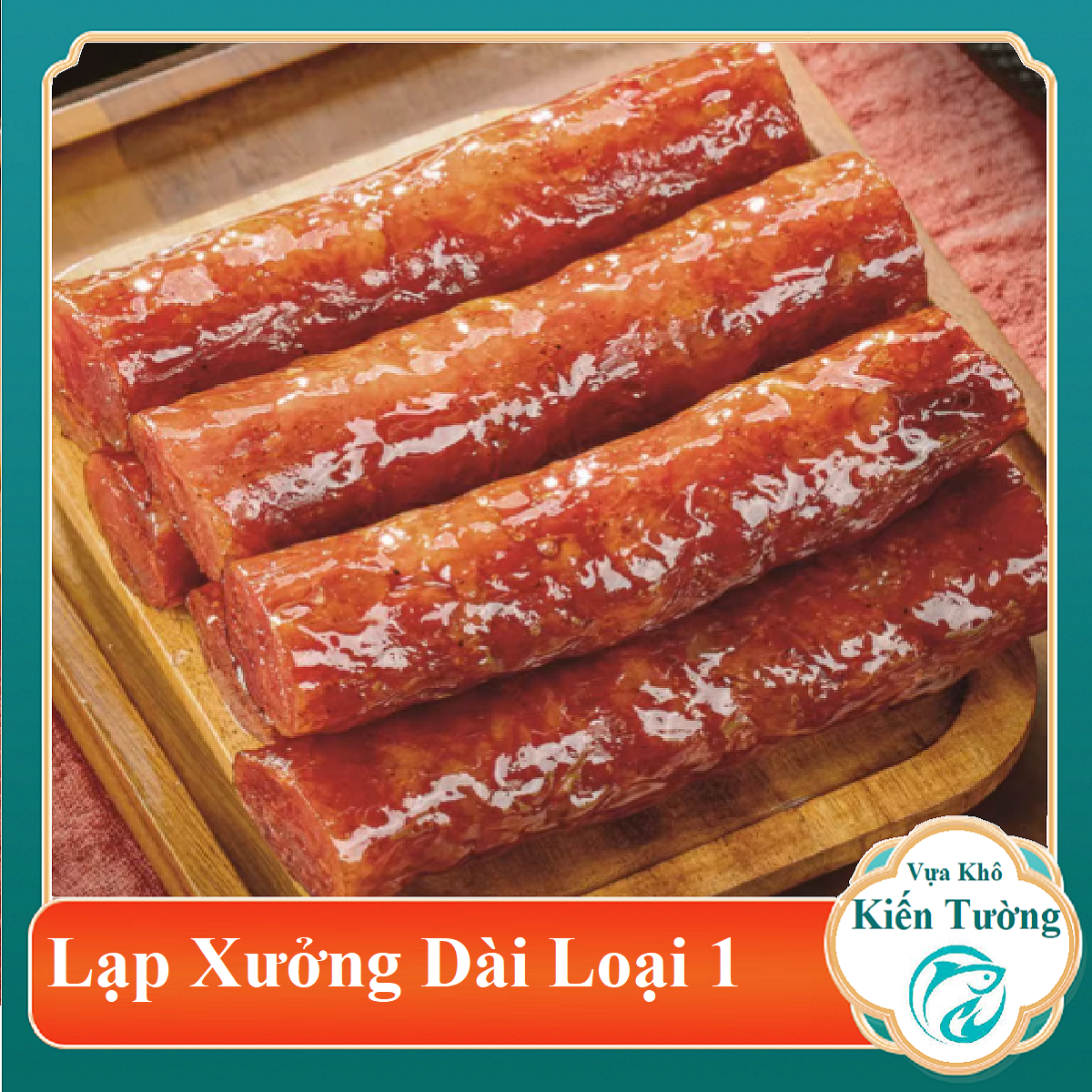 Lạp Xưởng Que Dài Siêu Ngon- Vựa Khô Kiến Tường