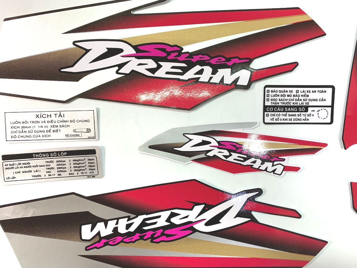 Tem Super Dream 2000 vi tính