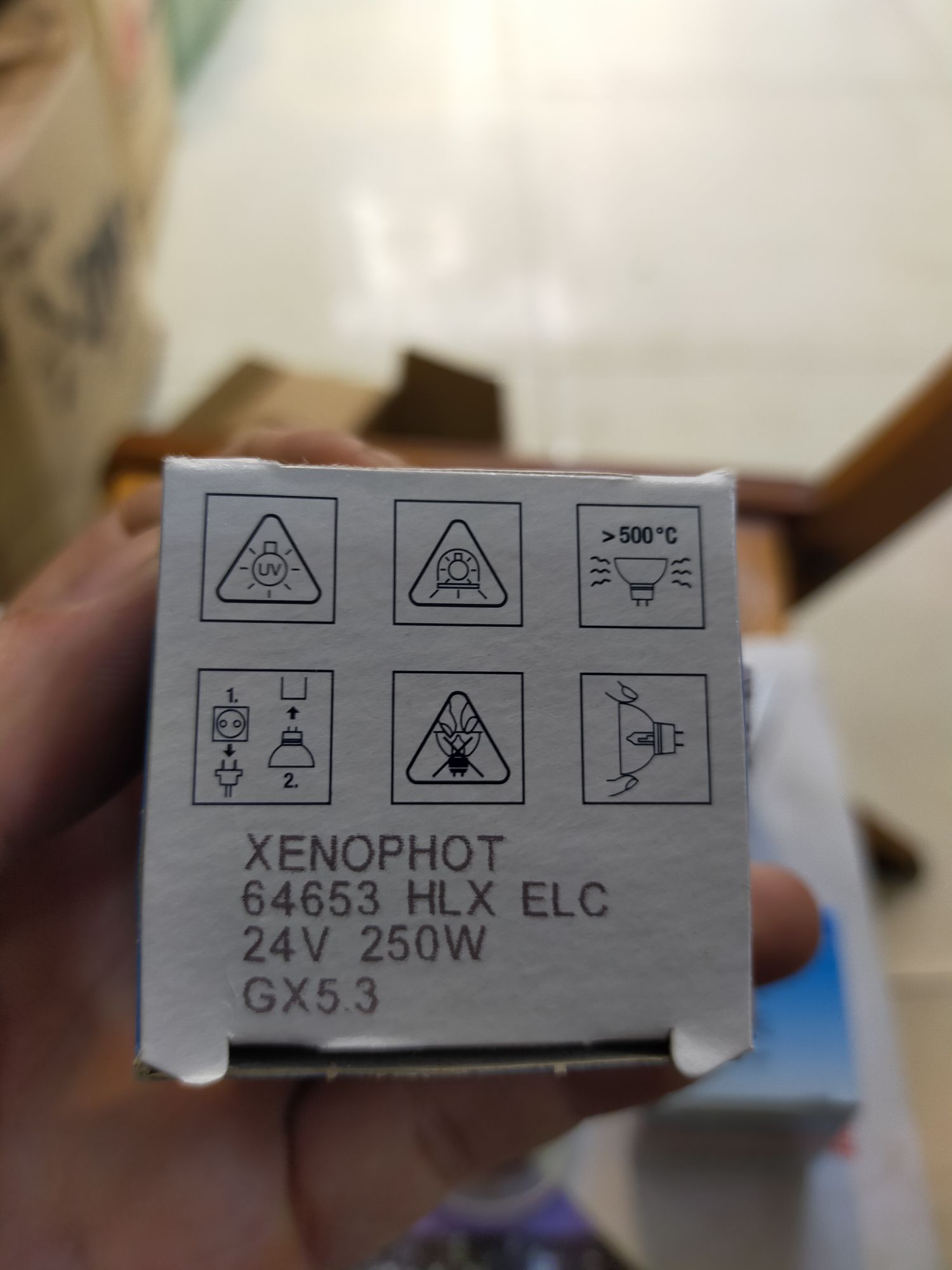Bóng choá halogen 24v-250w osram