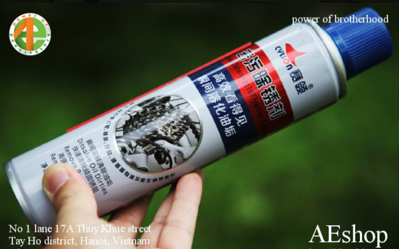 dầu chống rỉ dầu rửa xích xe đạp Cylion